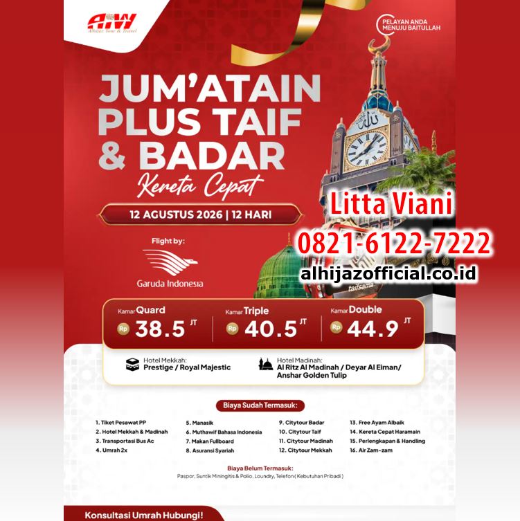 UMROH JUM'ATAIN TAIF BADAR