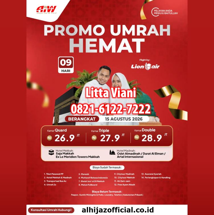 PROMO UMROH AGUSTUS