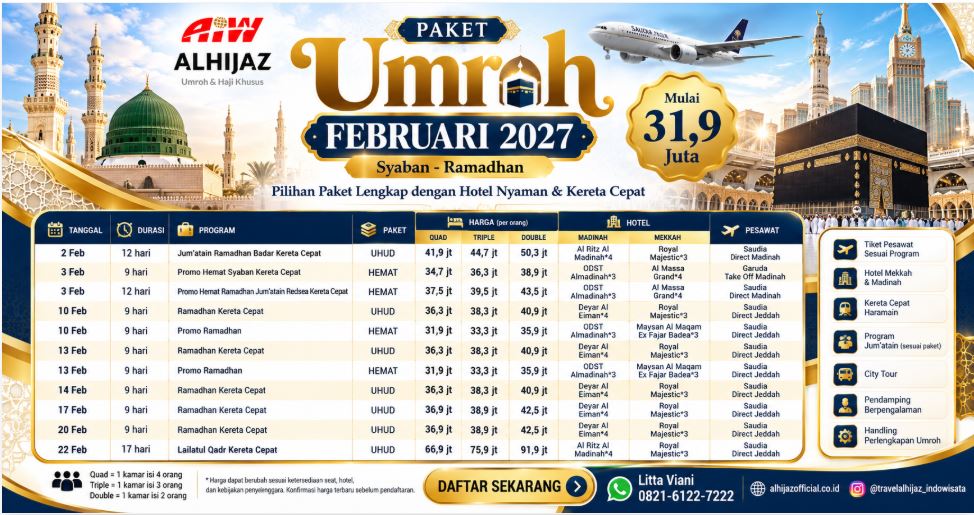 UMROH FEBRUARI 2027