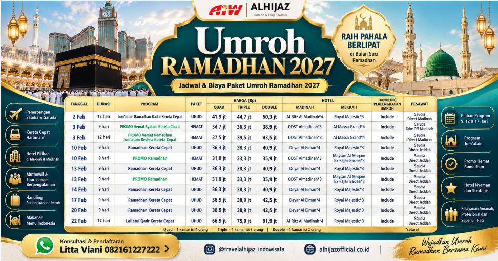 umroh ramadhan 2027